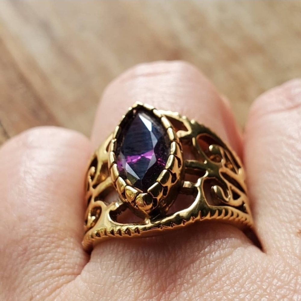 Vintage 14kt Filigree Ring